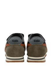 Gola Black Kids Daytona Pure Strap Recycled PU Trainers - Image 3 of 4