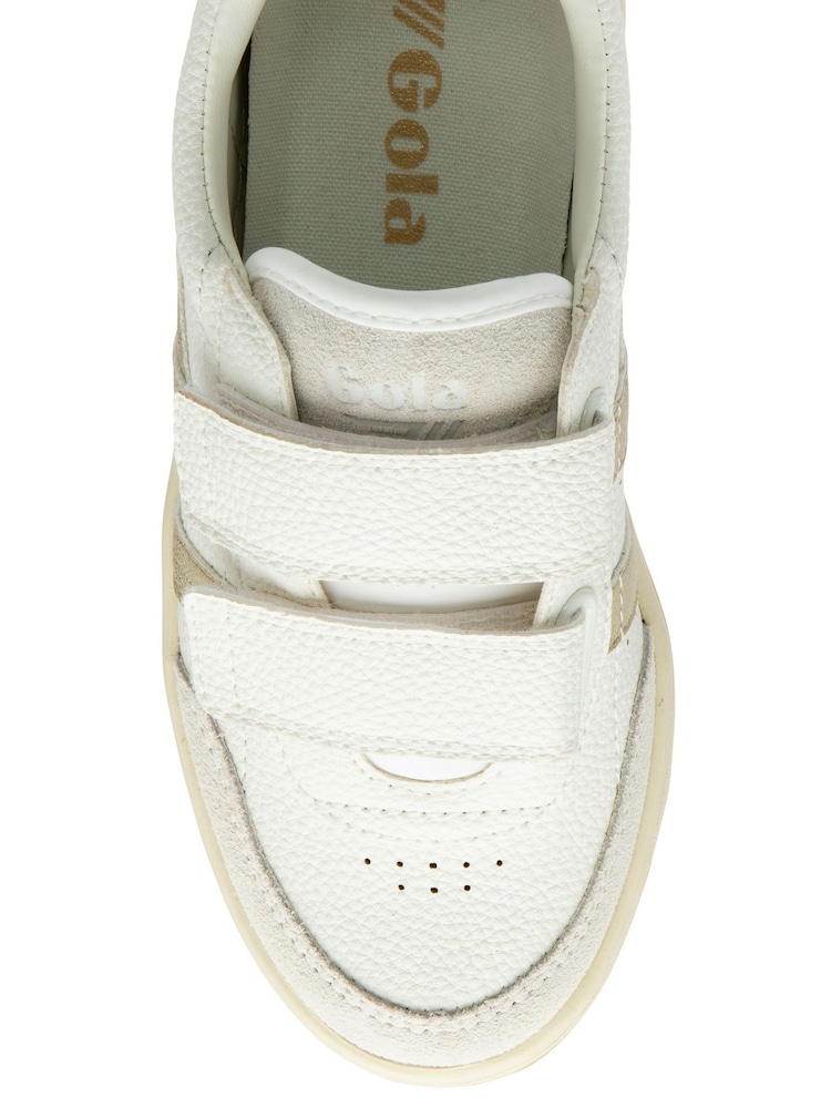 Gola Gold Kids Falcon Strap PU Trainers - Image 4 of 4