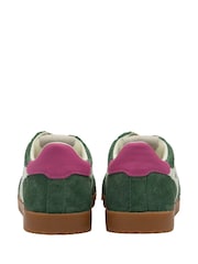 Gola Green Kids Elan Suede Lace-Up Trainers - Image 3 of 4