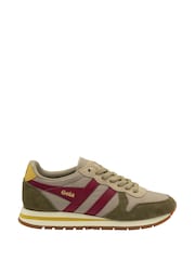 Gola Grey Ladies Daytona Chute Nylon Lace-Up Trainers - Image 1 of 4