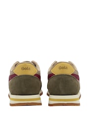 Gola Grey Ladies Daytona Chute Nylon Lace-Up Trainers - Image 3 of 4