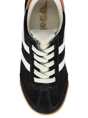 Gola Black Kids Elan Suede Lace-Up Trainers - Image 4 of 4