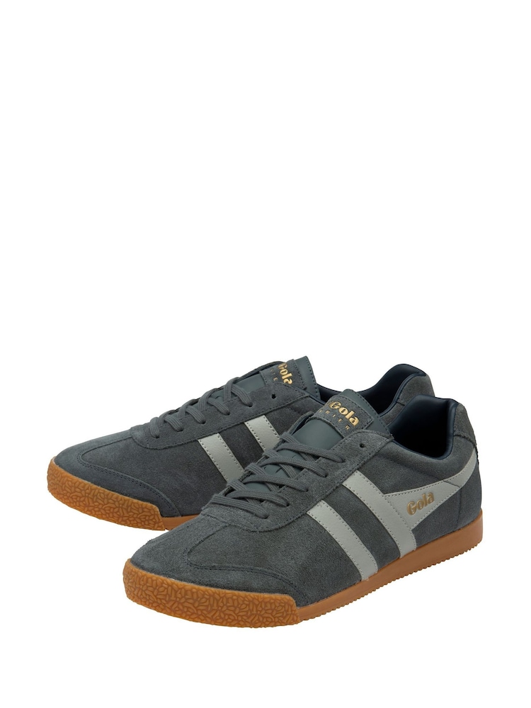 Baskets Gola Harrier homme en daim à lacets - Image 2 of 4