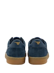 Gola Blue Mens Hawk Suede 86 Lace-Up Trainers - Image 3 of 4