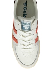 Gola snow white Ladies Grandslam Trident Lace-Up Trainers - Image 3 of 4