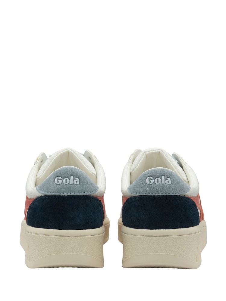 Gola snow white Ladies Grandslam Trident Lace-Up Trainers - Image 4 of 4 Gola snow white Ladies Grandslam Trident Lace-Up Trainers - Image 4 of 4