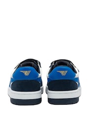 Gola White Kids Hawk Strap Recycled PU Trainers - Image 3 of 4