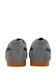 Gola Grey Mens Harrier Suede Lace-Up Trainers - Image 3 of 4