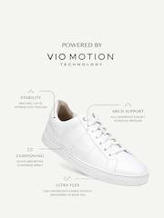 Bela - Vionic Mens Lucas II Regular Fit Leather Trainers - Slika 7 iz 8