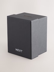 Black Square Dial Croc Effect Strap Watch - Image 6 of 7