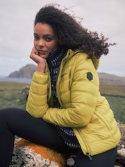 Weird Fish Mustard Yellow Eshka Lightweight Padded Jacket - Image 1 of 9