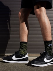 Nike Black Cortez Trainers - Image 10 of 11