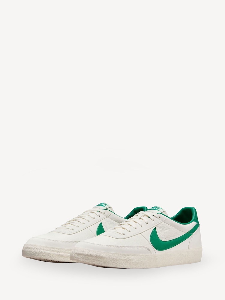 Nike White/Green Killshot 2 Leather Trainers - Image 3 of 9