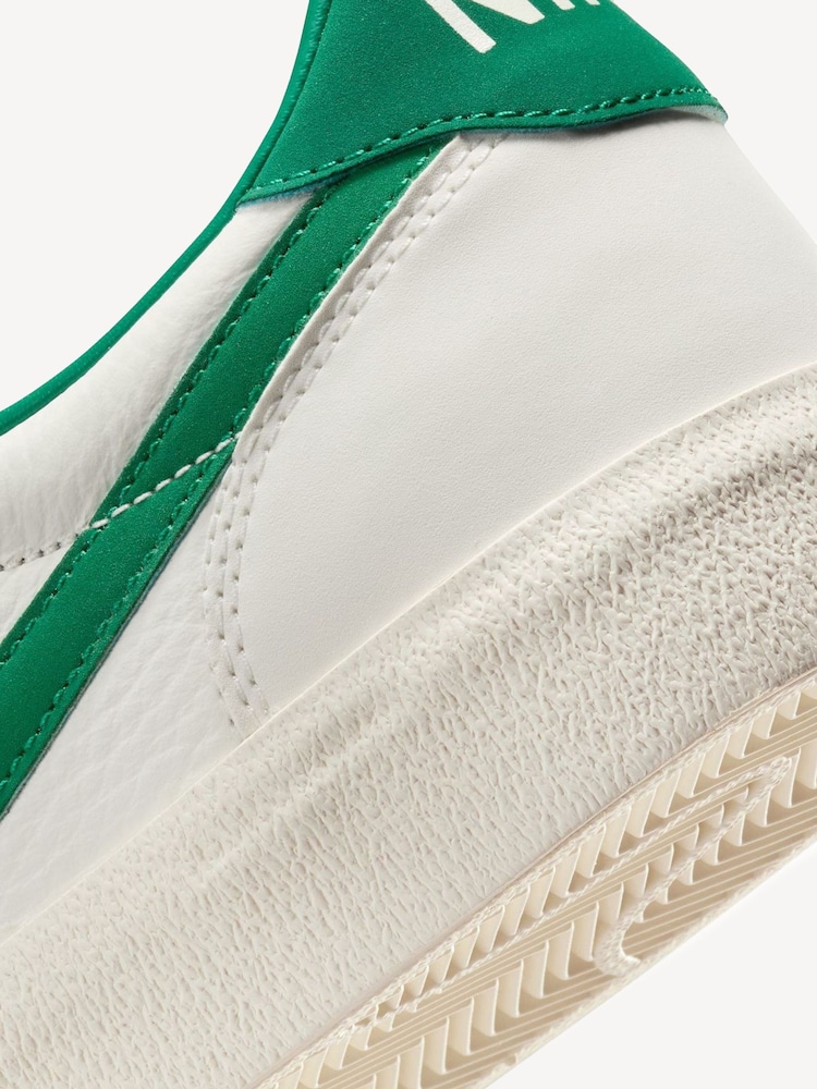 Nike White/Green Killshot 2 Leather Trainers - Image 9 of 9