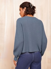 Friends Like These Blue Bow Detail Cardigan - Image 4 of 4