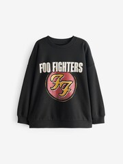 Black Foo Fighters Crew Sweatshirt (3mths-7yrs) - Image 1 of 3
