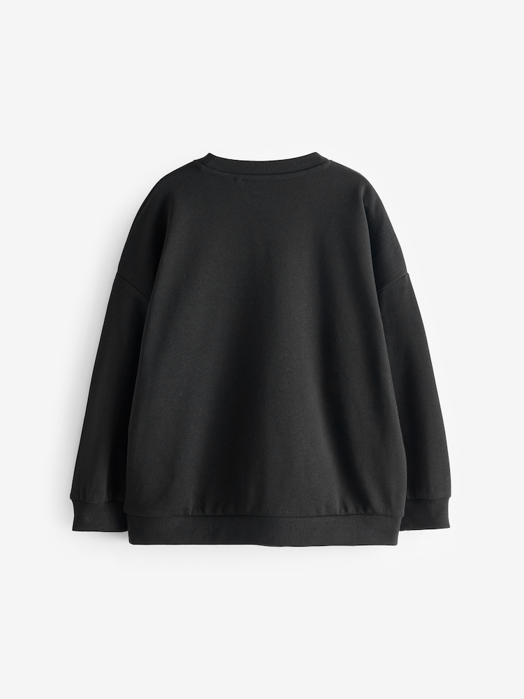 Black Foo Fighters Crew Sweatshirt (3mths-7yrs) - Image 2 of 3