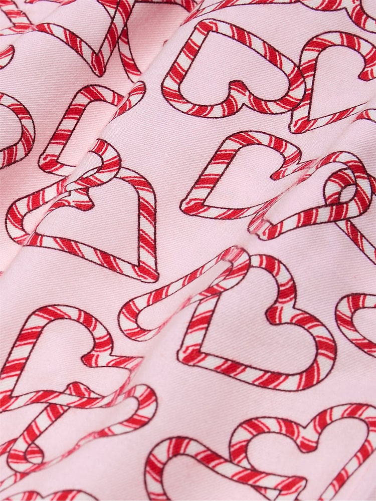 Victoria's Secret PINK Pink Tulip Candy Cane Trouser Pyjama Bottoms - Image 3 of 3