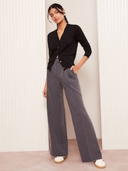 Friends Like These Black V-Neck Cardigan - Image 3 of 4