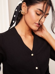 Friends Like These Black V-Neck Cardigan - Image 4 of 4