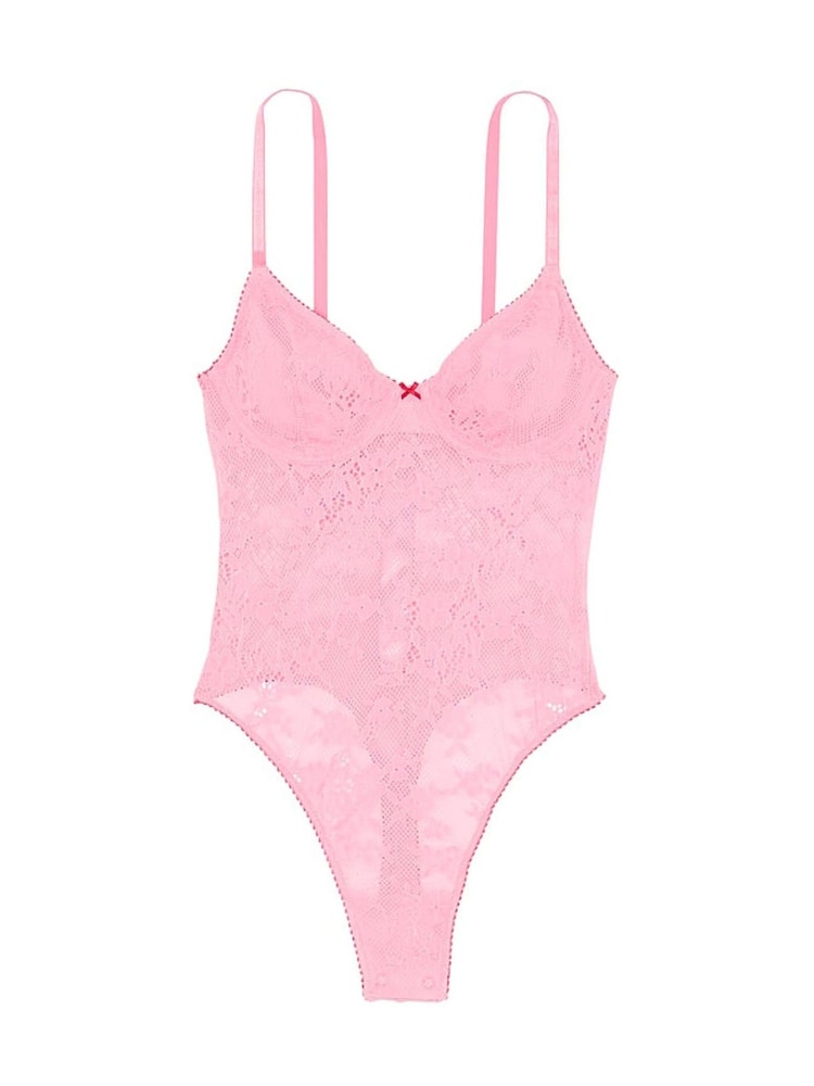 Victoria's Secret Pink Hope Tease Lace Bodysuit - Image 1 of 1