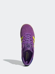 adidas Originals Purple Junior Gazelle Trainers - Image 6 of 9