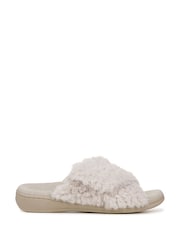 Белый - Vionic Regular Fit Relax II Arch Support Slippers - Image 1 of 11