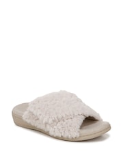 Белый - Vionic Regular Fit Relax II Arch Support Slippers - Image 4 of 11