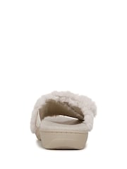 Белый - Vionic Regular Fit Relax II Arch Support Slippers - Image 6 of 11