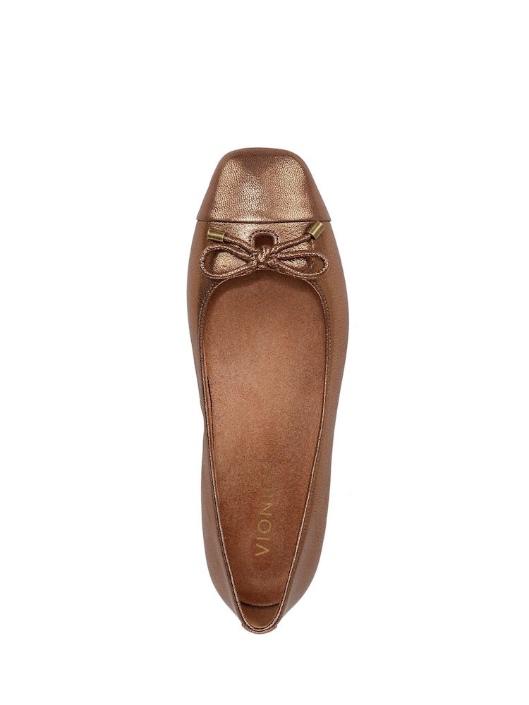 Vionic Klara Wide Fit Ballerina Shoes - Image 5 of 9