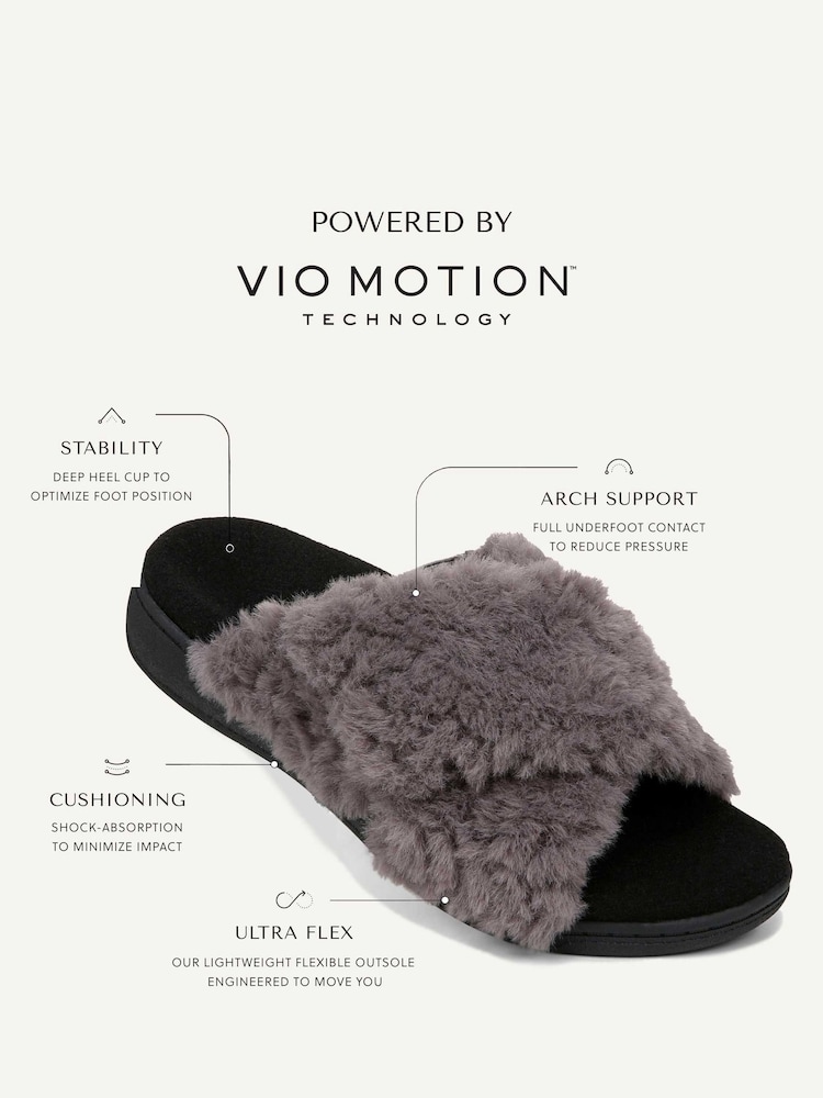 Vionic Regular Fit Relax II Arch Support Slippers - Image 9 of 10