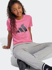 Rosa - adidas Flower Print Training Graphic T-Shirt - Imagen 5 de 6