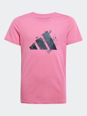 Rosa - adidas Flower Print Training Graphic T-Shirt - Imagen 6 de 6