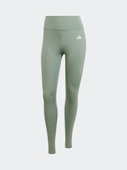 adidas Green Optime Essential Full Length Leggings - Image 6 of 7