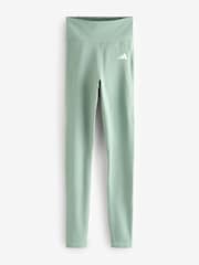 adidas Green Optime Essential Full Length Leggings - Image 7 of 7