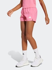 adidas Pink Train Essentials FlowerPrint Shorts - Image 1 of 6