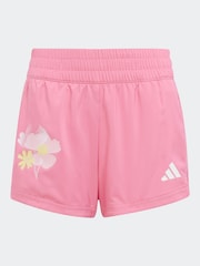 adidas Pink Train Essentials FlowerPrint Shorts - Image 6 of 6
