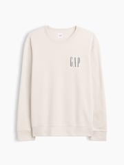 Gap Cream Logo Crew Neck Sweatshirt - Image 4 of 4