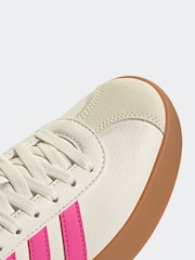 adidas White cream VL Court 3.0 Trainers - Image 8 of 9