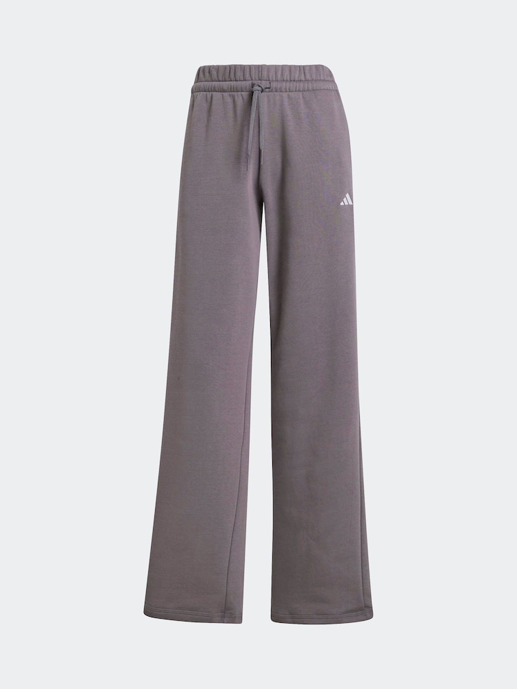 adidas Grey Small Logo Joggers - Image 7 of 7
