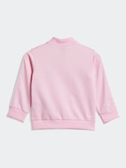 adidas Pink Essentials Tiberio 3 Stripes Tracksuit - Image 3 of 7