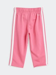 adidas Pink Essentials Tiberio 3 Stripes Tracksuit - Image 4 of 7