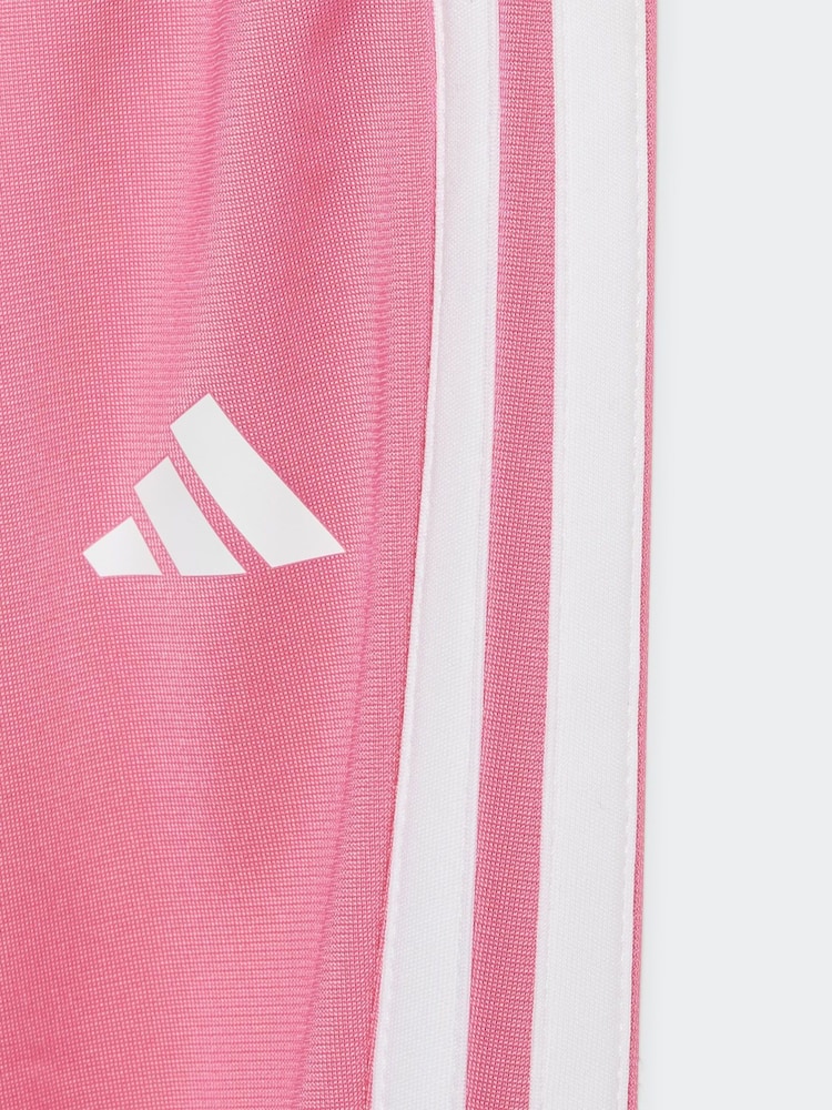 adidas Pink Essentials Tiberio 3 Stripes Tracksuit - Image 7 of 7