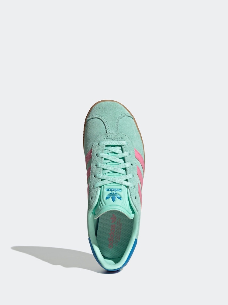 ירוק - adidas originals נעלי ספורט לילדים, דגם Gazelle - Image 6 of 10