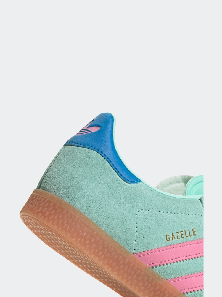 ירוק - adidas originals נעלי ספורט לילדים, דגם Gazelle - Image 9 of 10