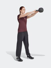 adidas Red Essential Minimal T-Shirt - Image 1 of 5