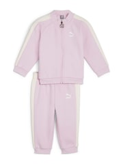 Puma Purple Minicats T7 Iconic Baby Unisex Tracksuit Set - Image 1 of 2