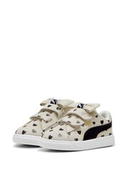 Puma White Suede Classic LF Re-Bow V Baby Unisex Sneakers - Image 3 of 6