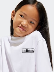 adidas originals White 100% Cotton Top Legging Set - Image 4 of 8