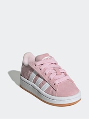 adidas Originals Pink Campus 00s Elastic Lace Trainers - Image 3 of 9